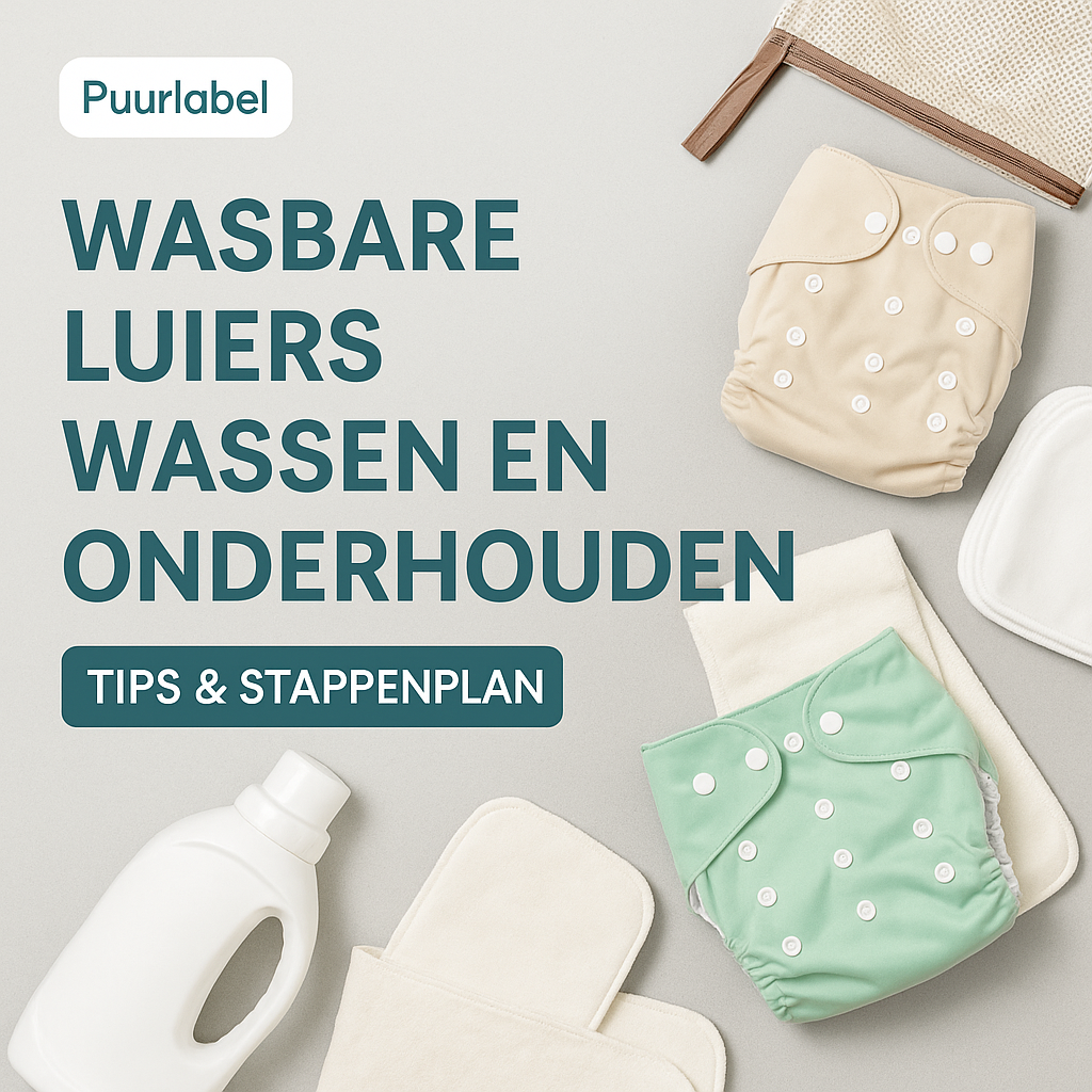 Wasbare luiers wassen en onderhouden: alles wat je moet weten